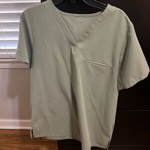 Women’s scrub top and joggers set